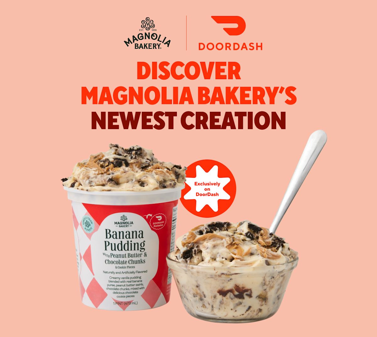 Magnolia Bakery and DoorDash exclusive banana pudding campaign