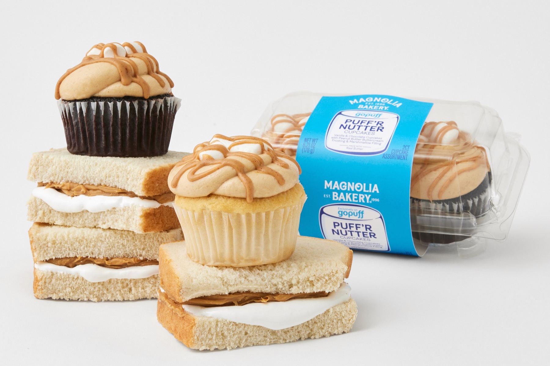 Gopuff and Magnolia Bakery Puff'rnutter cupcake collaboration